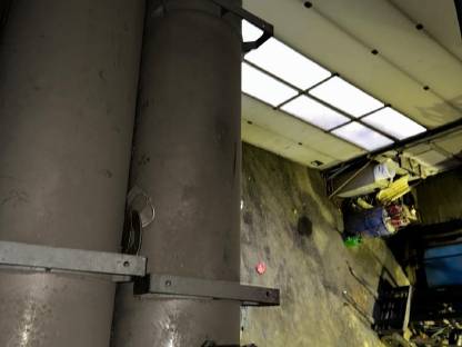 Bild 4:Biogas BHKW Auspuff