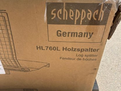 Bild 5:Scheppach Holzspalter HL760L mit Untergestell
