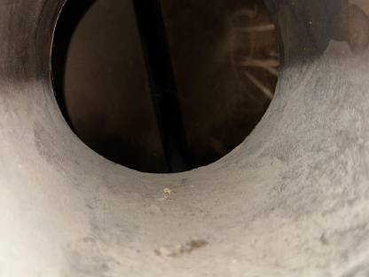 Bild 5:Biogas BHKW Auspuff