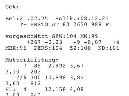 Bild 2:FV-Kalbin trächtig