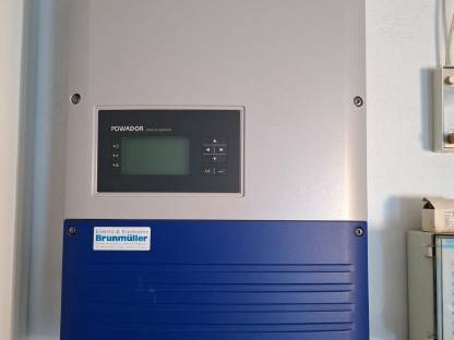 Bild 3:Photovoltaikanlage funktionstüchtig