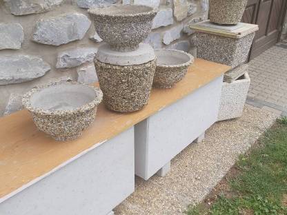 Fertigteile aus Beton und Waschbeton