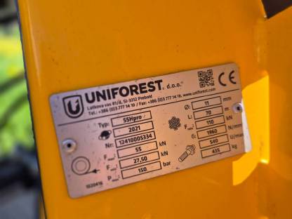 Bild 6:Uniforest 55Hpro mit Hilfseilwinde