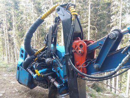 Bild 4:Prozessorbagger / Harvester ATLAS 1504M KETO 150HS