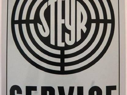 Blechschild 40 x 30 cm Steyr Service