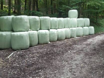 Bild 4:Siloballen 1. bis 5. Schnitt