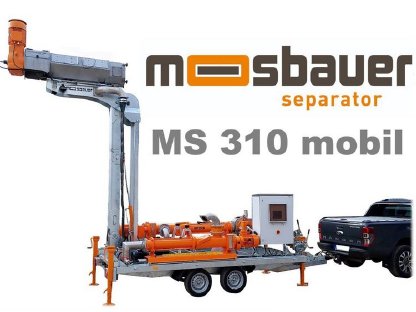 Bild 3:Separator - MS310 mobil mit Hebemast und Störstoffabscheider