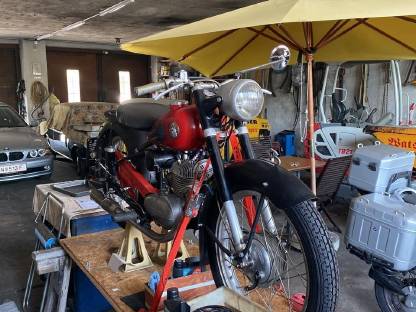 Bild 3:Oldtimer Motorrad Hercules 313 Bj. 1955