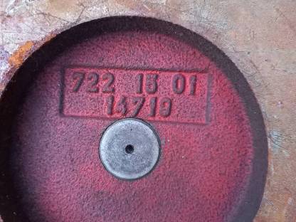 Bild 6:Maschinen Klemm Teller mit Gradeinteilung