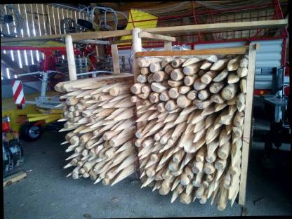 Rundholz: Holzpflöcke gebraucht kaufen - Landwirt.com
