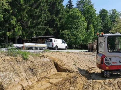 Bild 3:Erdbewegung / Erdarbeiten