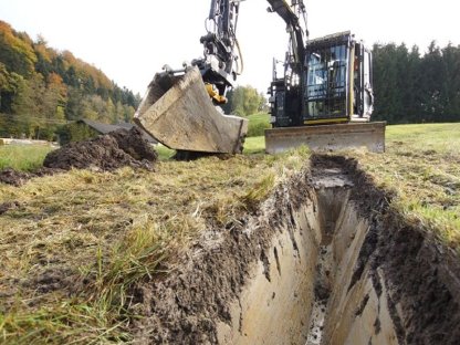 Bild 6:Baggerungen, Stemmarbeiten, Nassflächen, Restholzräumung,...