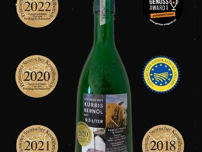 Bild 3:Steirisches Kürbiskernöl GGA