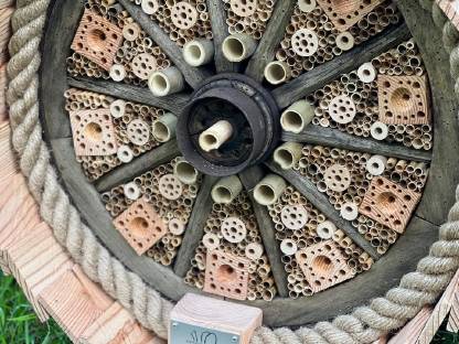 Bild 2:Insektenhotel 55cm Durchmesser