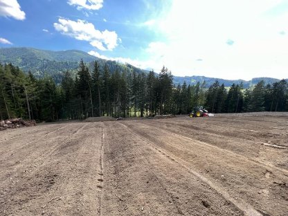 Bild 9:Forst- Alm- Wegsanierung,Rekultivierung,Böschungspflege