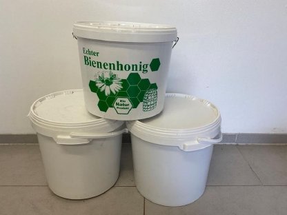 Deutscher Honig im Eimer: 24 kg, geerntet 01.06.2024