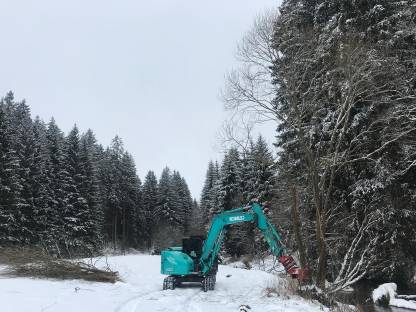 Bild 4:Erdarbeiten, Baggerarbeiten