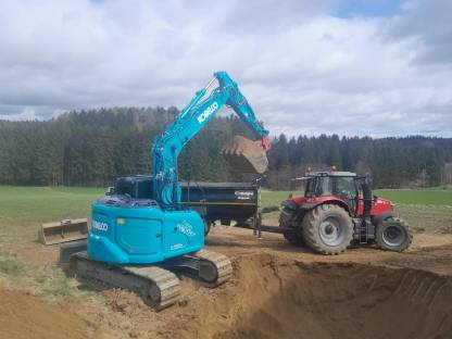 Bild 5:Erdarbeiten, Baggerarbeiten