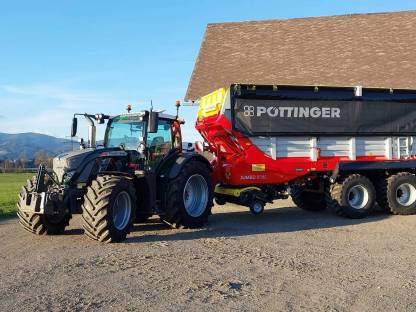 Bild 3:Grünland- / Silomaisernte und Gülleausbringung