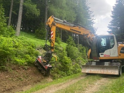 Bild 2:Böschungspflege und Böschungssanierungen