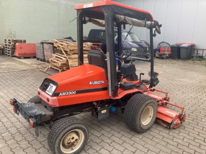 Spindelmäher, Kubota AM3300, Rasentraktor, Gartentraktor, Ras, AM3300