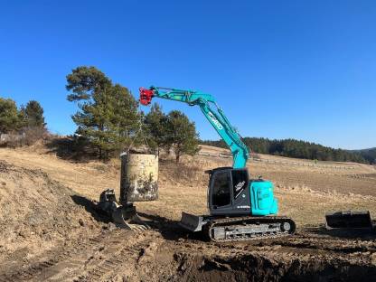 Bild 3:Erdarbeiten, Baggerarbeiten