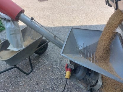 Getreideschnecke Buchmann Express mit Vorreiniger