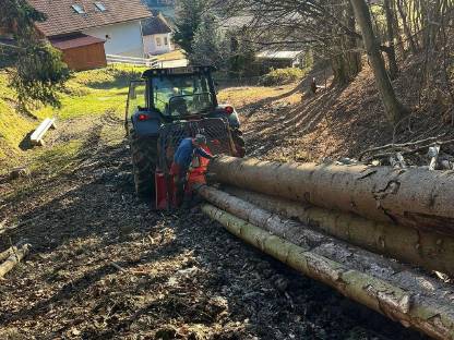 Bild 2:Holzschlägerung / -bringung und vieles mehr!