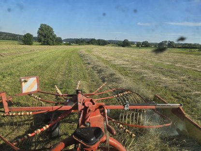 Bild 5:Heu Rundballen Rotklee- und Wiesenheu