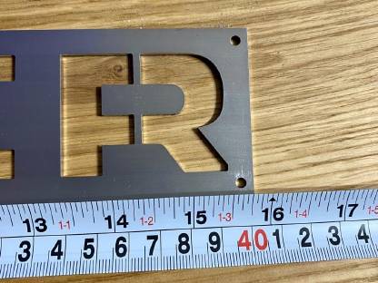 Bild 2:4 Stk. gelaserter Schriftzug 