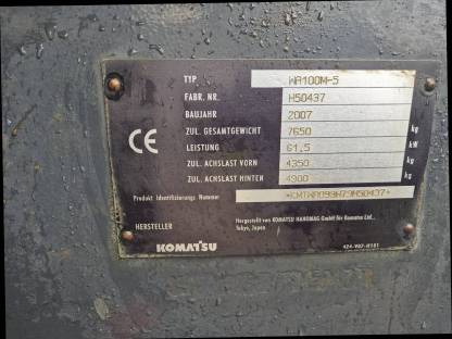 Bild 5:Komatsu WA100 M-5