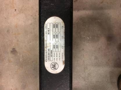 Bild 2:Achse von Deutz Presse MP 125