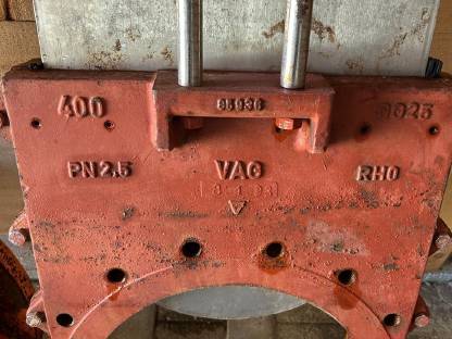 Bild 2:Plattenschieber DN 400