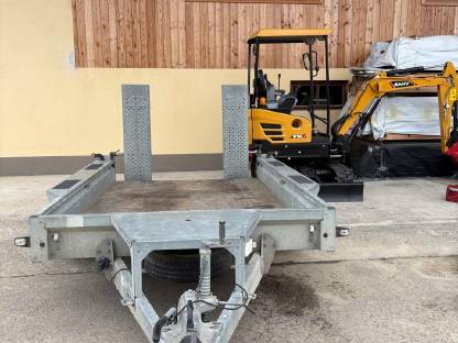 Baumaschinenanhänger, Baggertransporter