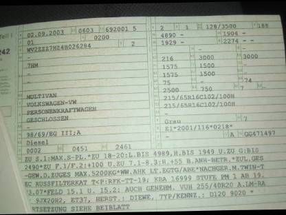 Bild 7:VW Bulli Bus T5 Multivan ohne DSG Highline