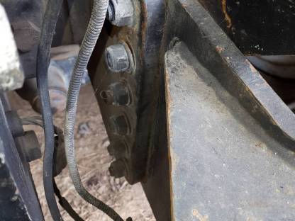 Bild 3:Kahlbacher Schneepflugplatte für Steyr 9145 und Case CS