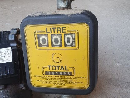 Zählwerk für Diesel oder Heizöl