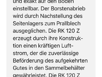 Bild 5:Rasenkehrmaschine von Wiedemann