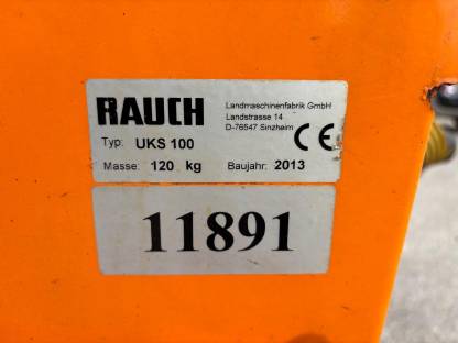 Bild 4:Rauch UKS100 Walzenstreuer Splitstreuer Salzstreuer