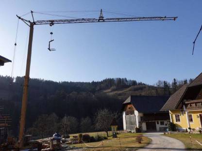 Liebherr Turmdrehkran 25 K mit Funkfernbedienung