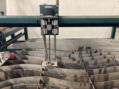 Bild 3:Plasmaschneidetisch