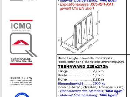 Bild 2:Fahrsilo-Elemente
