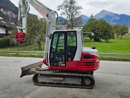 Takeuchi TB290 Bagger Powertilt Holzzange