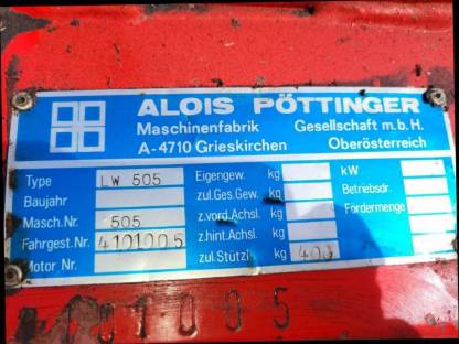 Bild 5:Pöttinger Ladewagen Trend Junior II