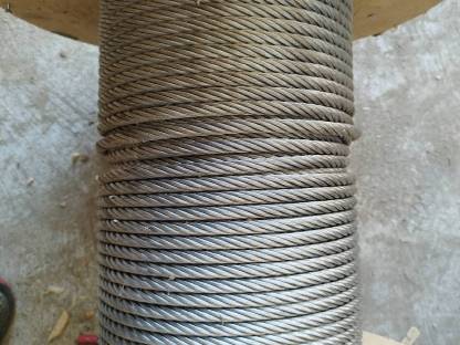 Bild 2:Niro Seilschrapper Neu 130 m