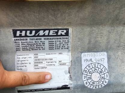 Bild 4:Autoanhänger Humer