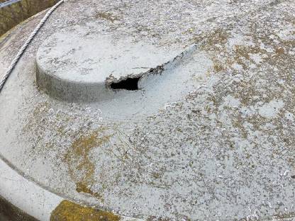 Bild 3:Epple Hochsilo 100 m³