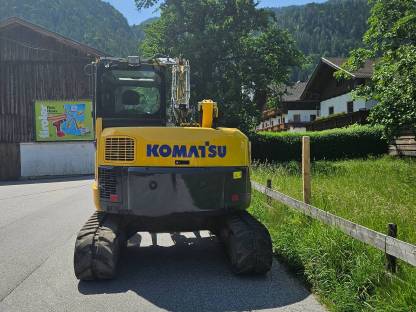 Bild 3:Komatsu PC88 mit Powertilt, Bagger, Takeuchi Kurzheck