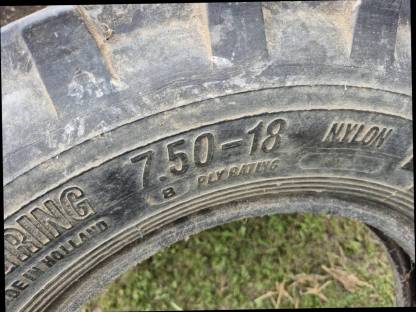 Bild 3:Verkaufe einen Reifen 7.50-18