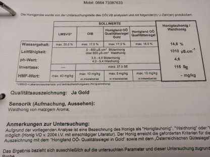 Bild 2:Honig zu verkaufen